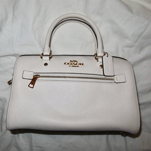 Coach Rowan Satchel Leather Handbag - Picture 1 of 7